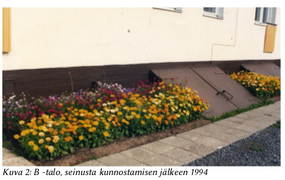 kuva 2, piha 1990-luvun lopulla