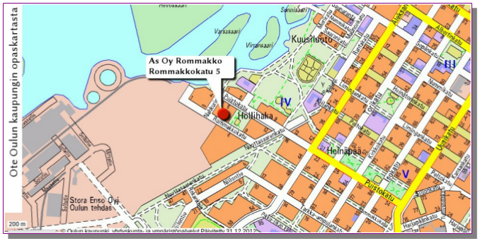 Taloyhti&ouml;n sijaninti kaupunkirakenteessa
