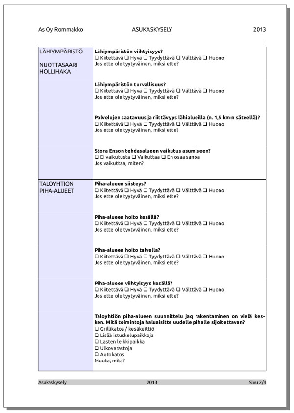 kyselykaavake - sivu 2